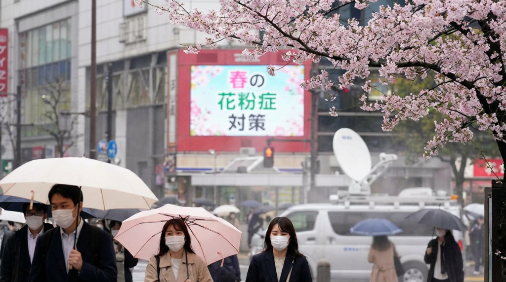 春の花粉シーズン到来、今年は「過去10年で最多」水準